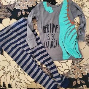 *Sold*Dinosaur pajamas